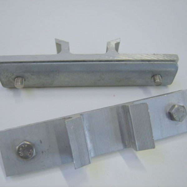 Attache à cercler universelle - Alu/Galva